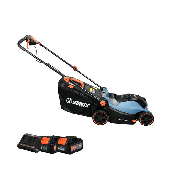 2X2 36V 38cm Lawn Mower 4.0Ah Kit - Senix