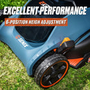 2X2 36V 38cm Lawn Mower 4.0Ah Kit - Senix