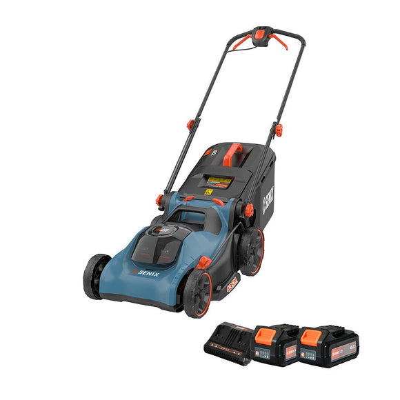 2X2 36V 43cm Lawn Mower 4.0Ah Kit - Senix