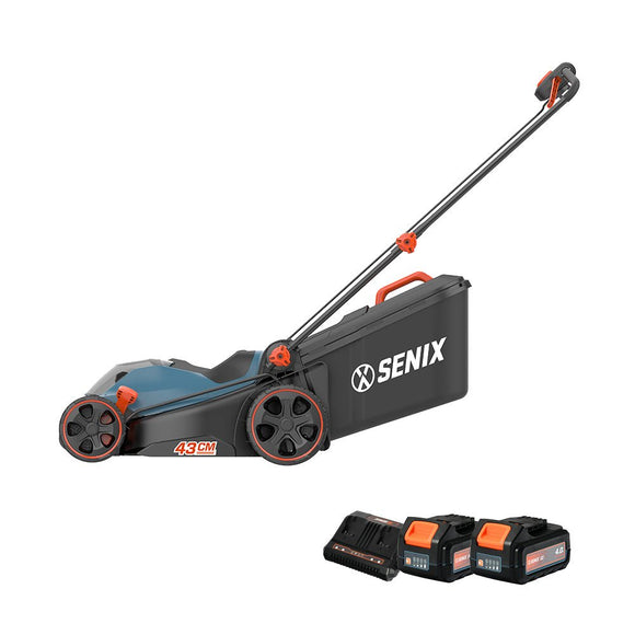 2X2 36V 43cm Lawn Mower 4.0Ah Kit - Senix