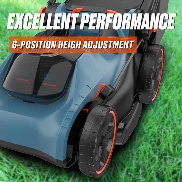 2X2 36V 43cm Lawn Mower 4.0Ah Kit - Senix