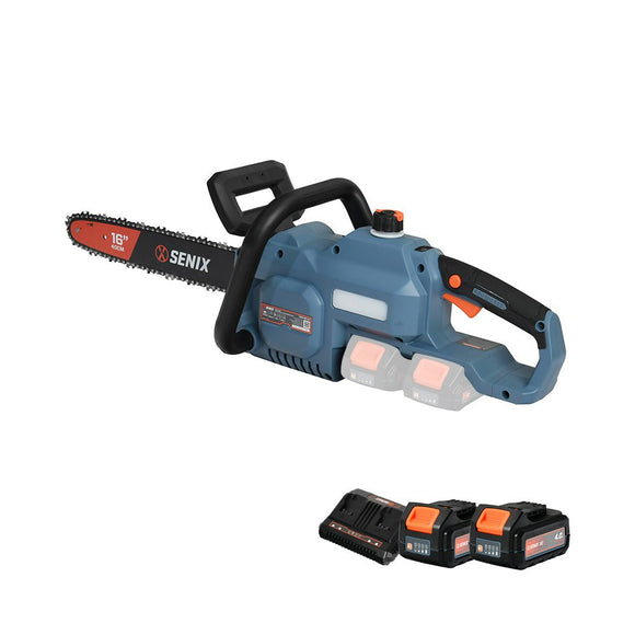 2X2 36V Rear Handle Chainsaw 4.0Ah Kit - Senix