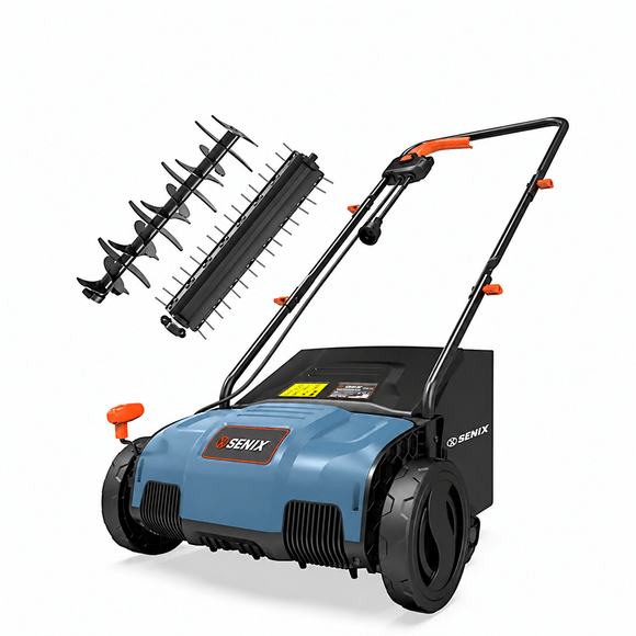 AC Corded 1300W Lawn Scarifier/Dethatcher - Senix NZ