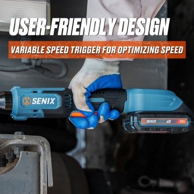 X2 18V 1/2" 75Nm Ratchet 2.0Ah Kit - Senix