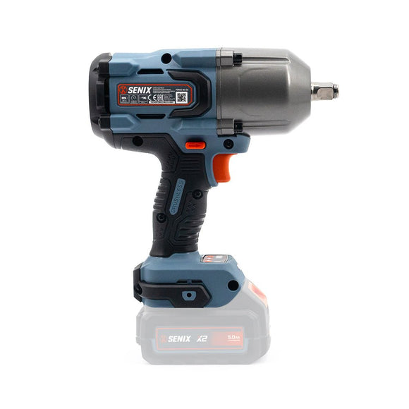 X2 18V 1/2" High Torque Impact Wrench SKIN - Senix