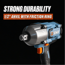 X2 18V 1/2" High Torque Impact Wrench SKIN - Senix