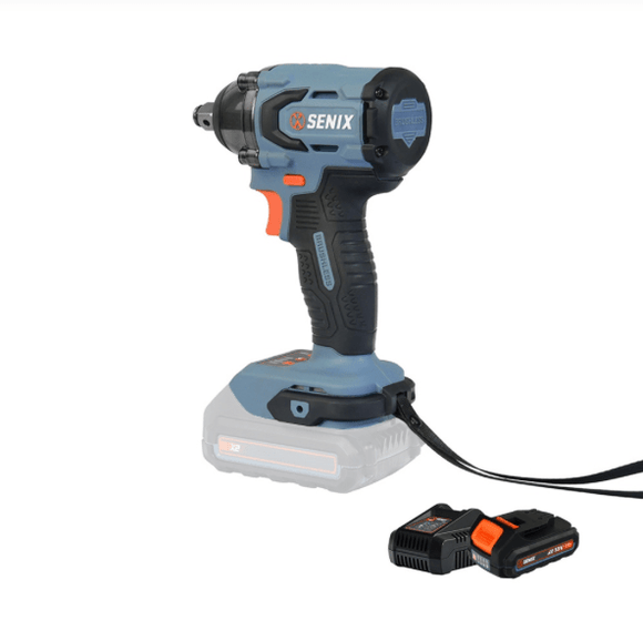 X2 18V 1/2" Impact Wrench 2.0Ah Kit - Senix