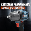 X2 18V 1/2" Mid Torque Impact Wrench SKIN - Senix