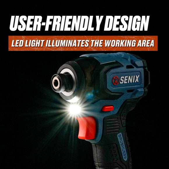 X2 18V 180Nm Impact Driver 2.0Ah Kit - Senix