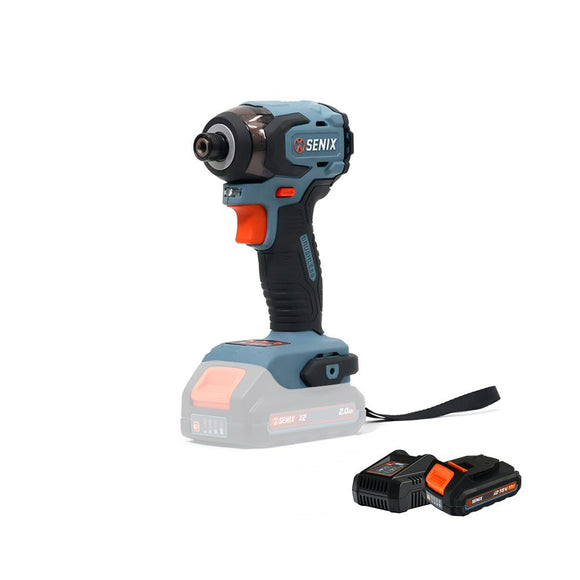 X2 18V 180Nm Impact Driver 2.0Ah Kit - Senix