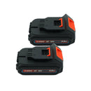 X2 18V 2.5Ah Battery Twin Pack - Senix