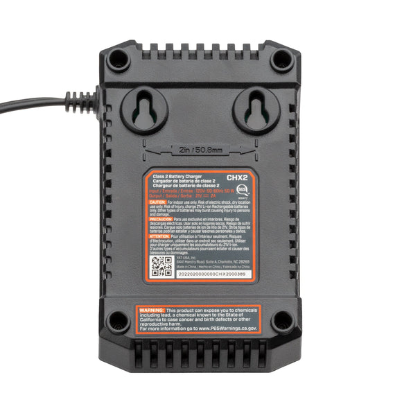 X2 18V 2A Battery Charger - Senix