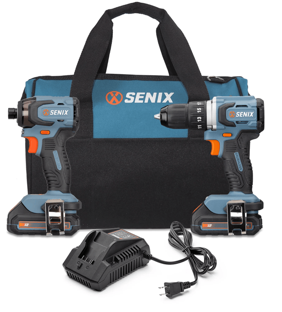 X2 18V 2pc Drill Driver Combo - Senix