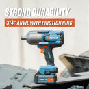 X2 18V 3/4" High Torque Impact Wrench SKIN - Senix