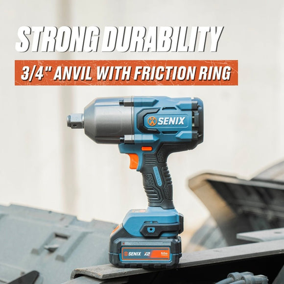 X2 18V 3/4" High Torque Impact Wrench SKIN - Senix