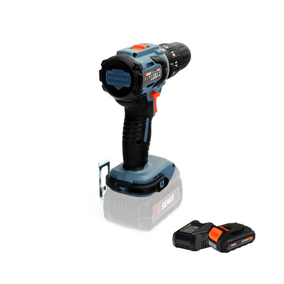 X2 18V 60Nm Hammer Drill 4.0Ah Kit - Senix