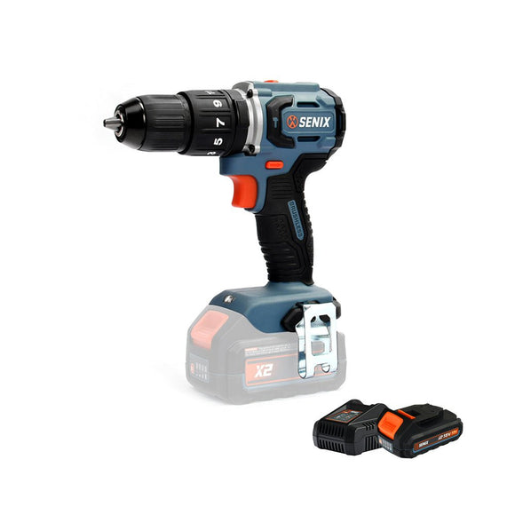 X2 18V 60Nm Hammer Drill 4.0Ah Kit - Senix
