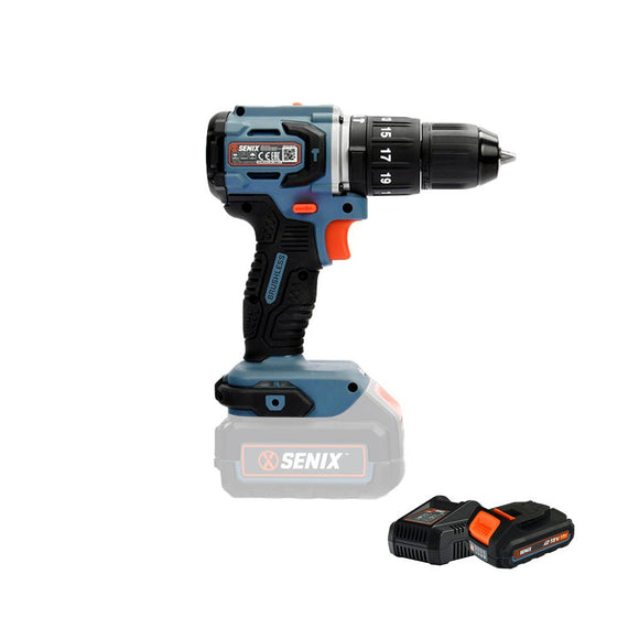 X2 18V 60Nm Hammer Drill 4.0Ah Kit - Senix