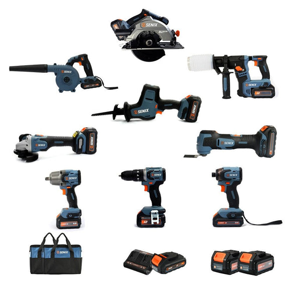 X2 18V 9pc Power Combo - Senix