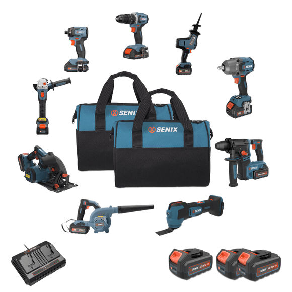 X2 18V 9pc Power Combo - Senix