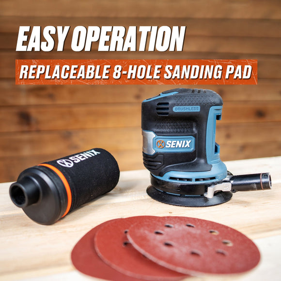 X2 18V Random Orbital Sander SKIN - Senix