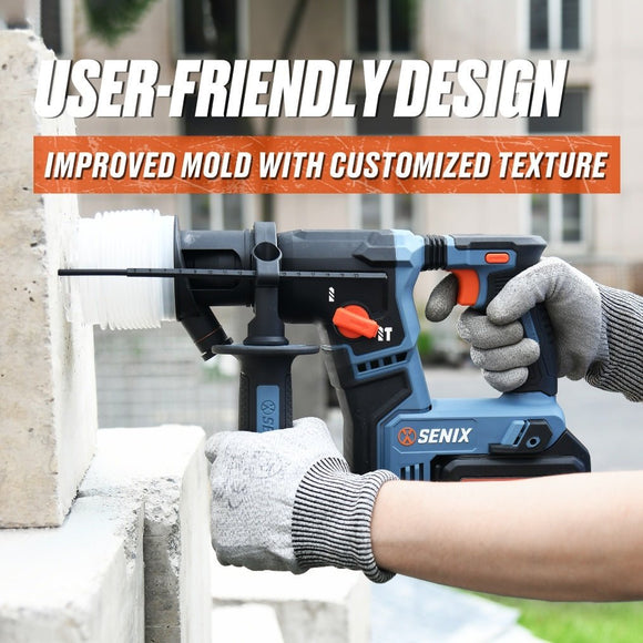 X2 18V SDS Plus 16mm Rotary Hammer SKIN - Senix