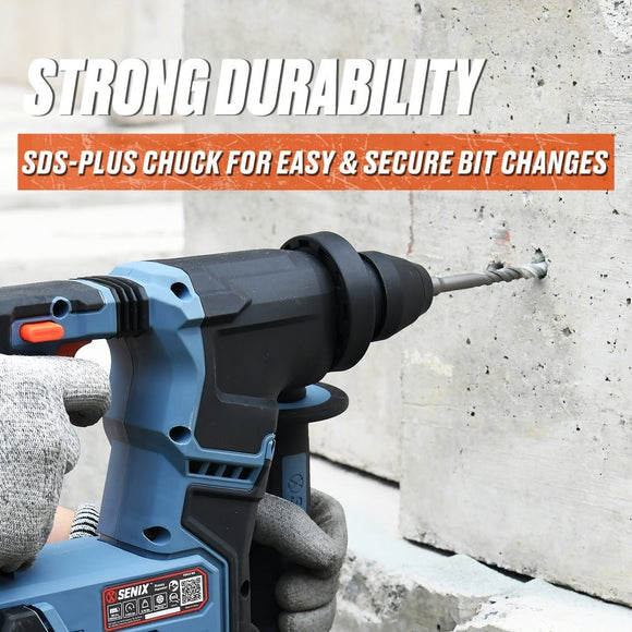 X2 18V SDS Plus 16mm Rotary Hammer SKIN - Senix